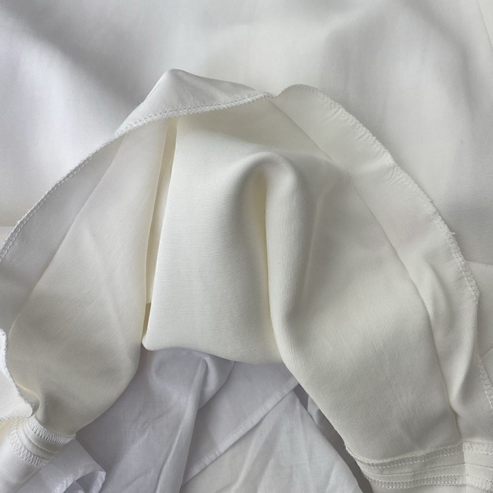 Sandro Reyan Tweed Trim White Dress size 42 - Picture 8 of 8